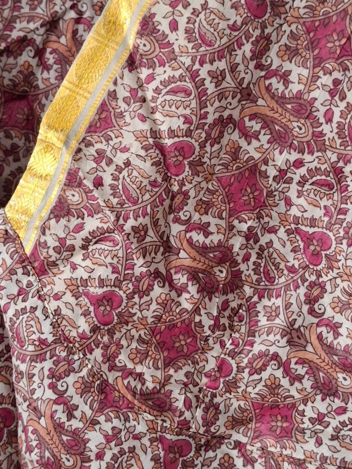 Bohem Bordo V Yaka Kolsuz tunik - Görsel 5