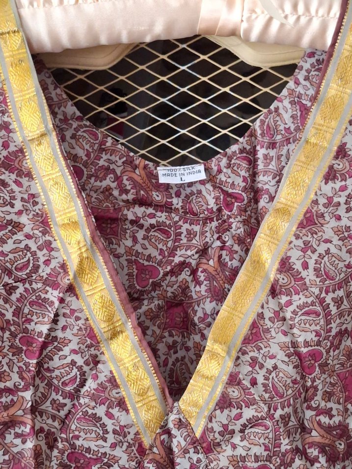 Bohem Bordo V Yaka Kolsuz tunik - Görsel 3