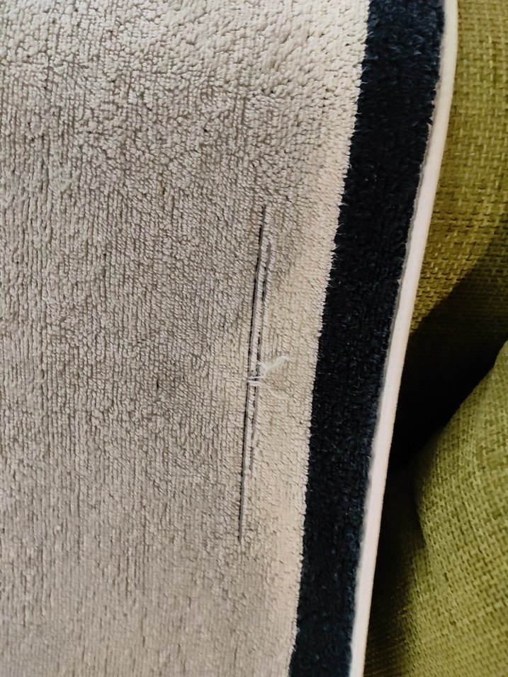 Aslan Desenli lacivert havlu - Görsel 3