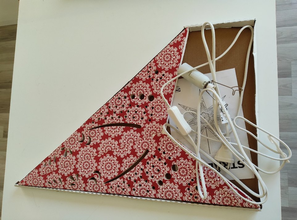 IKEA STRALA Beyaz Kordonlu Lamba - Görsel 2