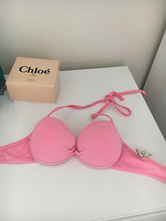 Pembe koton bikini