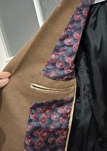 Kahverengi Erkek Ofis Takım Ceketi - Görsel 3