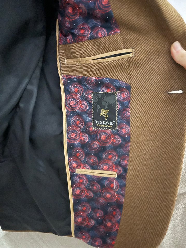 Kahverengi Erkek Ofis Takım Ceketi - Görsel 4