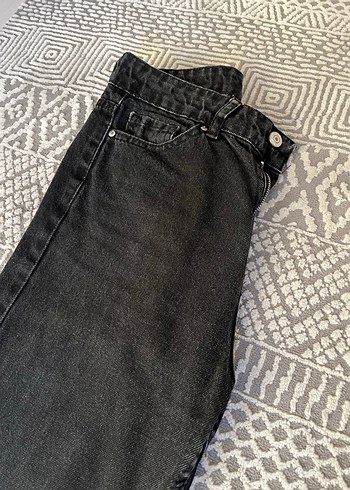 Düğmeli Kadın Kot Pantolon - Görsel 2