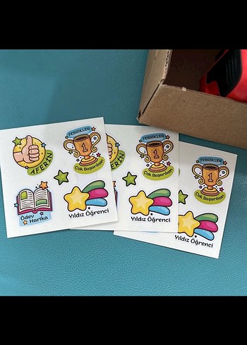 Ödev kontrol kaşesi (2adet) - Görsel 2