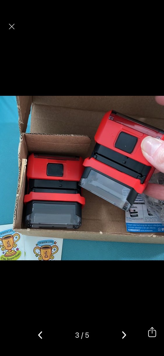 Ödev kontrol kaşesi (2adet) - Görsel 4