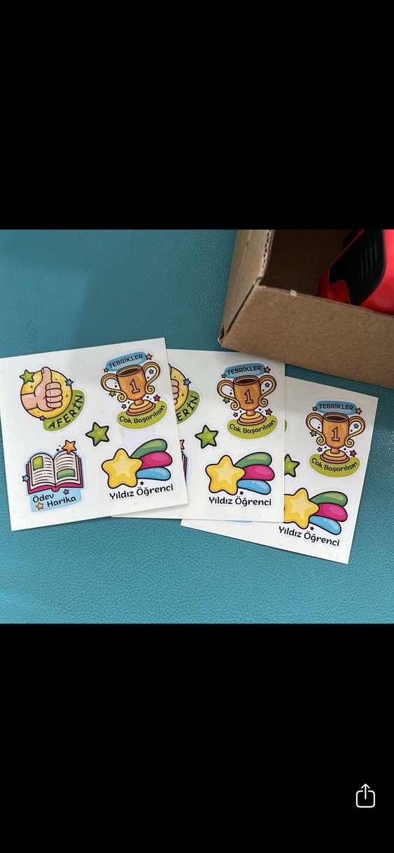 Ödev kontrol kaşesi (2adet) - Görsel 2