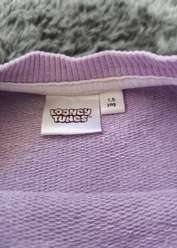Kız Çocuk Pembe Bugs Bunny Sweatshirt - Görsel 2