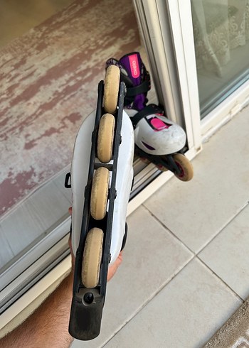 Decathlon Dechatlon oxelo paten ve dizlik seti