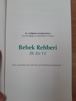 Diğer bebek rehberi ilk bir yil