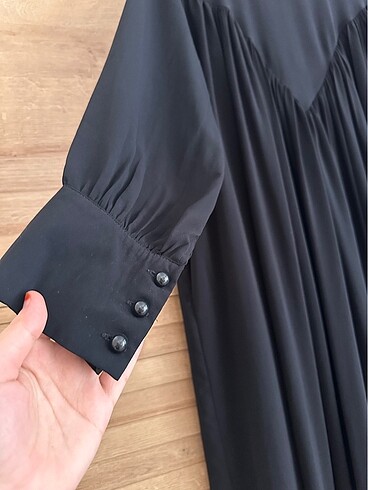 xl Beden siyah Renk Medine ipeği elbise ferace