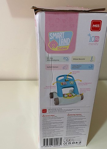 HelloBaby Mavi Bebek Yürüteci
