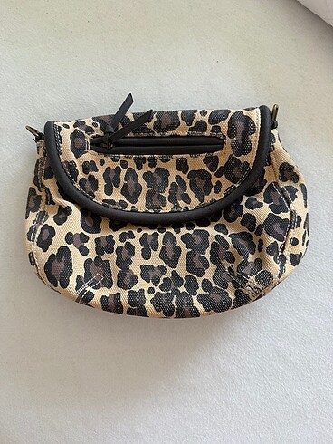 Mango leopar çanta