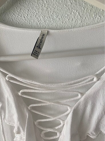 Stradivarius Stradivarius beyaz bluz