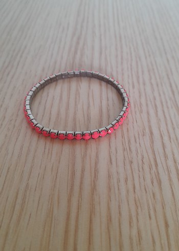 Boncuklu Mercan rengi Bohem Bileklik - Görsel 3