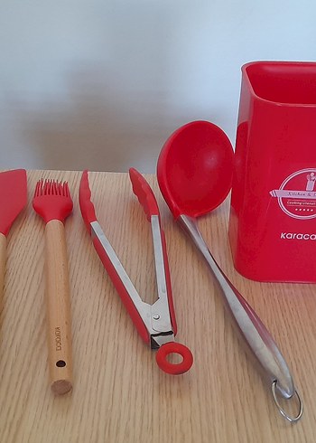 Karaca Kırmızı Silikon Mutfak Gereçleri Seti - Görsel 5