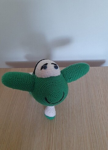 Helikopter amigurumi örgü oyuncak - Görsel 4