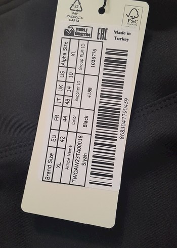 xl Beden Kadın Siyah geniş paça Midi tayt