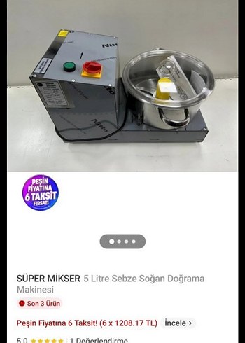 Gri ve Sarı Renkli Doğrayıcı Parçası - Görsel 4