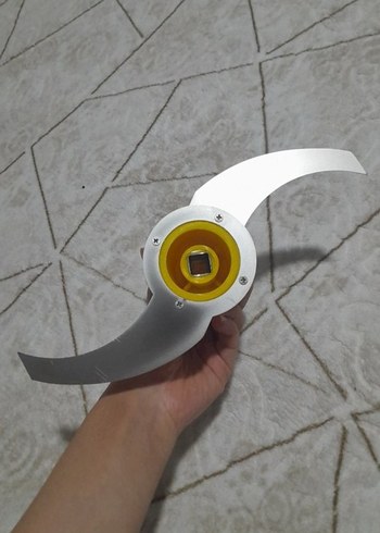 Gri ve Sarı Renkli Doğrayıcı Parçası - Görsel 8