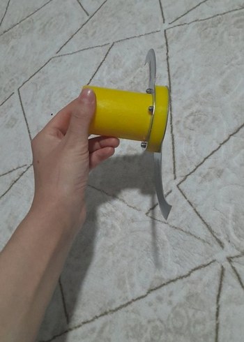 Gri ve Sarı Renkli Doğrayıcı Parçası - Görsel 9