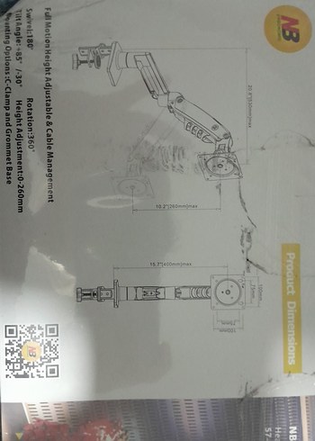 technozi North Bayou L60 Kırmızı RGB Monitör Standı - Görsel 11