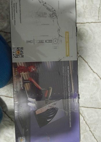 technozi North Bayou L60 Kırmızı RGB Monitör Standı - Görsel 10