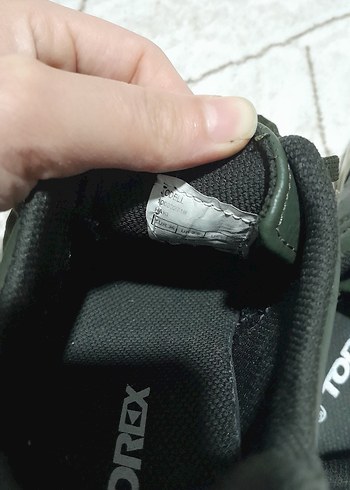 Kadın Haki Deri Kamuflaj Sneakers - Görsel 7