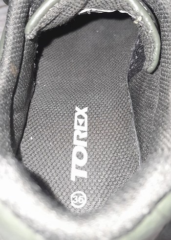 Kadın Haki Deri Kamuflaj Sneakers - Görsel 8