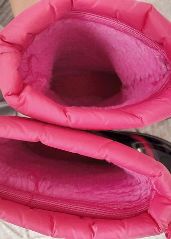 Kız Çocuk Pembe Kamuflaj Desenli Bot - Görsel 7