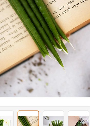 yeşil İnce Mum 12 adet - Görsel 4