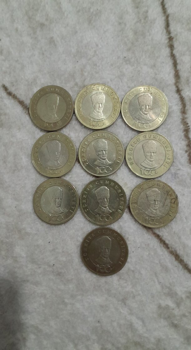 100. yıl hatırası madeni 5tl (2023) - Görsel 4