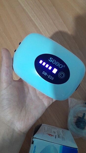 Akvaryum hava motoru USB şarjlı Mini