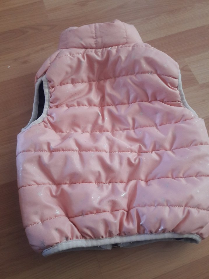 Kız Çocuk Pembe Örgü Yelek - Görsel 5