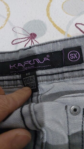 xs Beden gri Renk Kot pantolon