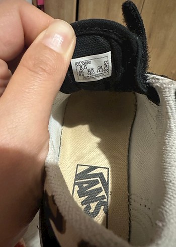 Kız Çocuk Siyah Desenli Cırtlı Spor Ayakkabı - Görsel 5