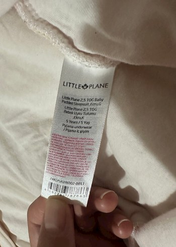 Kız Çiçek Desenli Uyku Tulumu E bebek - Görsel 4