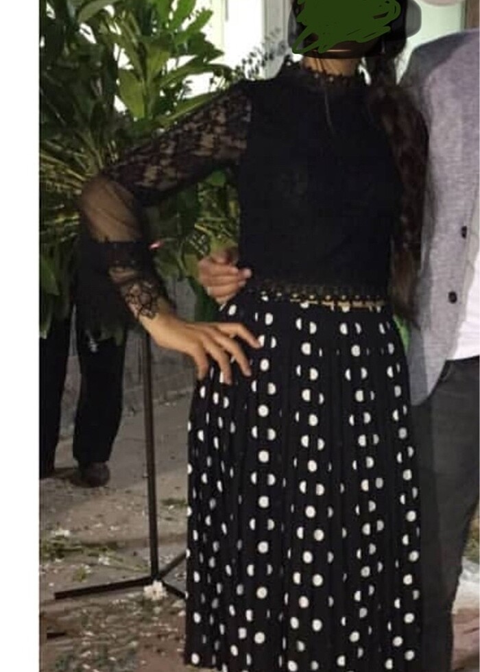 Güpür detaylı Crop - Görsel 4