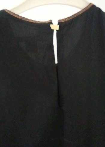 Siyah kolsuz Elbise - Görsel 4