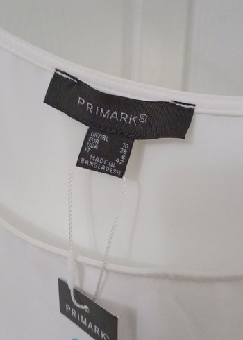 Beyaz Kolsuz Pamuklu Kadın Bluz - Görsel 3