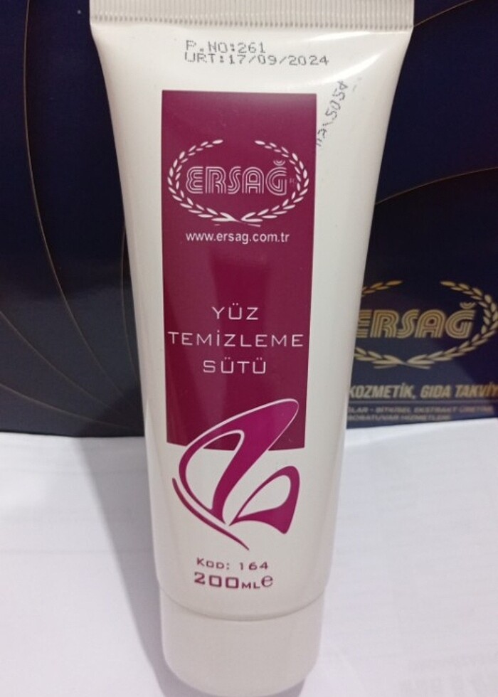 ERSAG YUZ TEMİZLEME SÜTÜ - Görsel 2