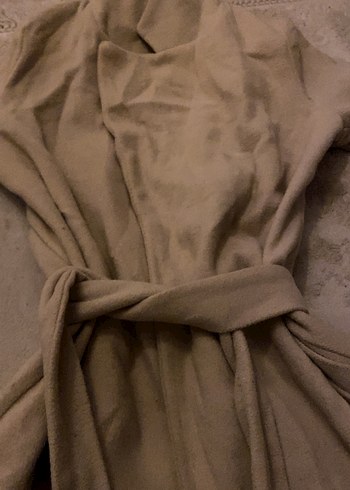 Bej Midi Salaş Kadın Kaban - Görsel 2