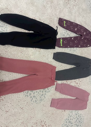 5 Yaş Beden Kızlar için Pembe Rahat Eşofman Altı