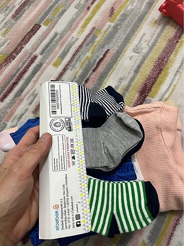 6 adet çorap - Görsel 2