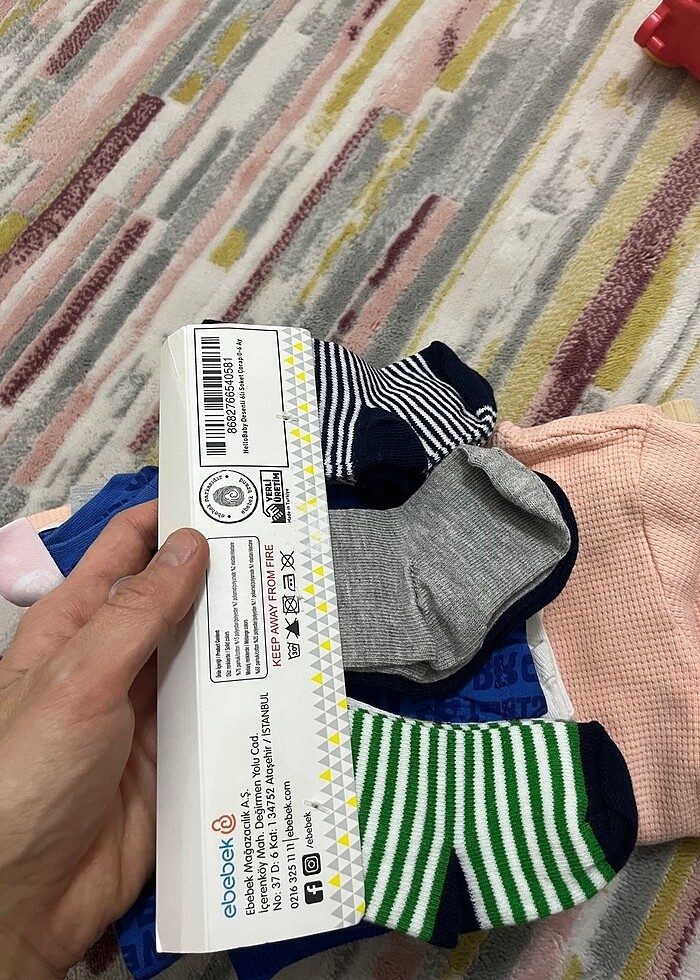6 adet çorap - Görsel 2