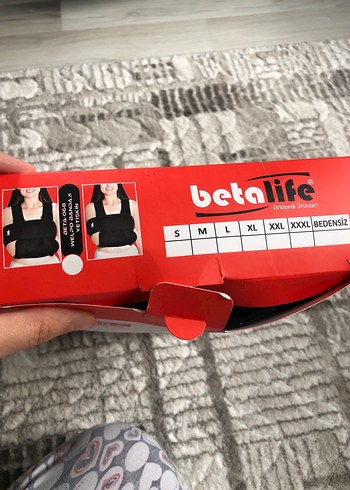 Betalife Siyah Pilates Bandı, kol omuz bandajlı - Görsel 2