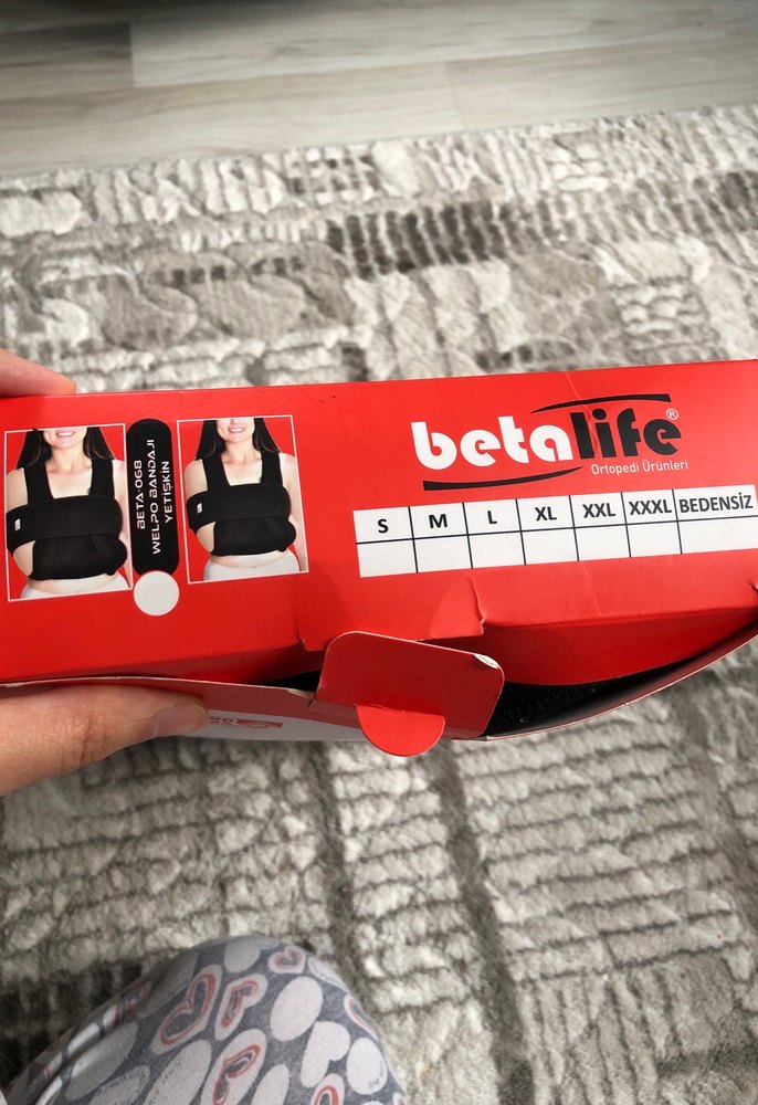 Betalife Siyah Pilates Bandı, kol omuz bandajlı - Görsel 2