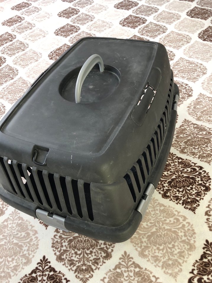 Siyah Gri Plastik Taşıma Çantası - Görsel 3