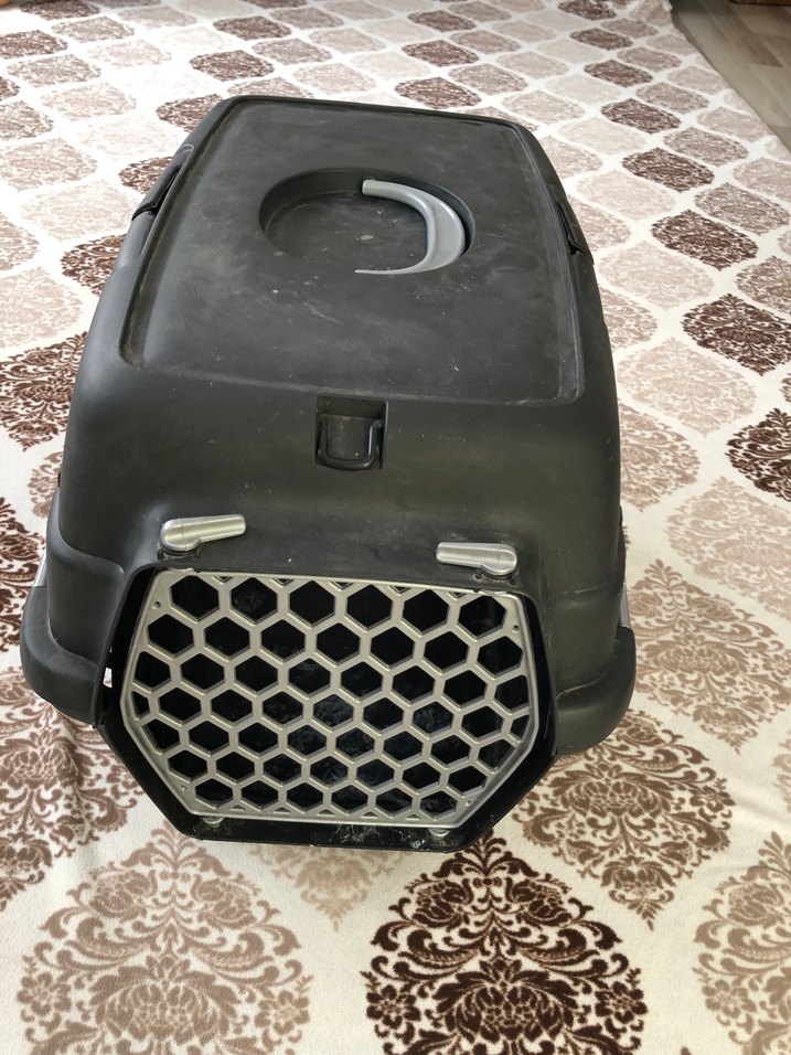 Siyah Gri Plastik Taşıma Çantası - Görsel 5