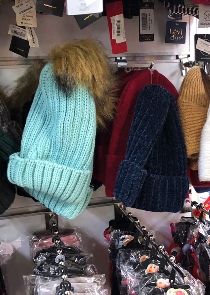 Kız çocuk Atkı Şapka - Görsel 2